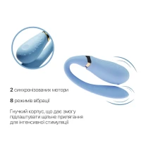 Смартвібратор для пар Zalo — Fanfan Royal Blue — Переглянути зображення 5