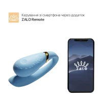 Смартвібратор для пар Zalo — Fanfan Royal Blue — Переглянути зображення 2
