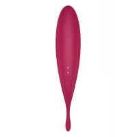 Смарт-вібратор для клітора з вакуумною стимуляцією Satisfyer Twirling Pro+ dark red — Переглянути зображення 5