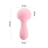 Вібромасажер Otouch MUSHROOM Pink, 7 режимів, функція нічника, технологія «старт-стоп» — Переглянути зображення 2