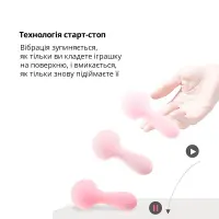 Вібромасажер Otouch MUSHROOM Pink, 7 режимів, функція нічника, технологія «старт-стоп» — Переглянути зображення 6
