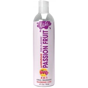 Розпродаж!!! Зігрівальний лубрикант Wet Warming Passion Fruit 4 in 1 (118 мл) (термін 30.09.2026)