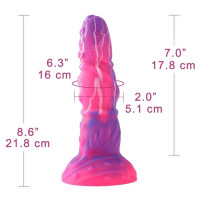 Фалоімітатор для секс-машин Hismith Tentacle Silicone Dildo Monster Series, KlicLok та присоска