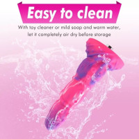 Фаллоимитатор для секс-машин Hismith Tentacle Silicone Dildo Monster Series, KlicLok и присоска — Просмотреть изображение 4