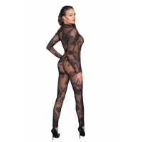 Сітчастий бодістокінг Noir Handmade F237 Long tulle overall, 3XL — Переглянути зображення 2