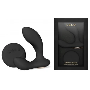 Масажер простати LELO Hugo 2 Remote Black, 2 мотори, дуже потужний, пульт ДК