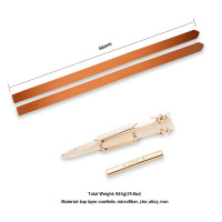 БДСМ-набір LOCKINK Teasing &amp; Impact-Play Set, коричневий, маска, кляп, затискачі для сосків, тиклер, шльопалка — Переглянути зображення 9