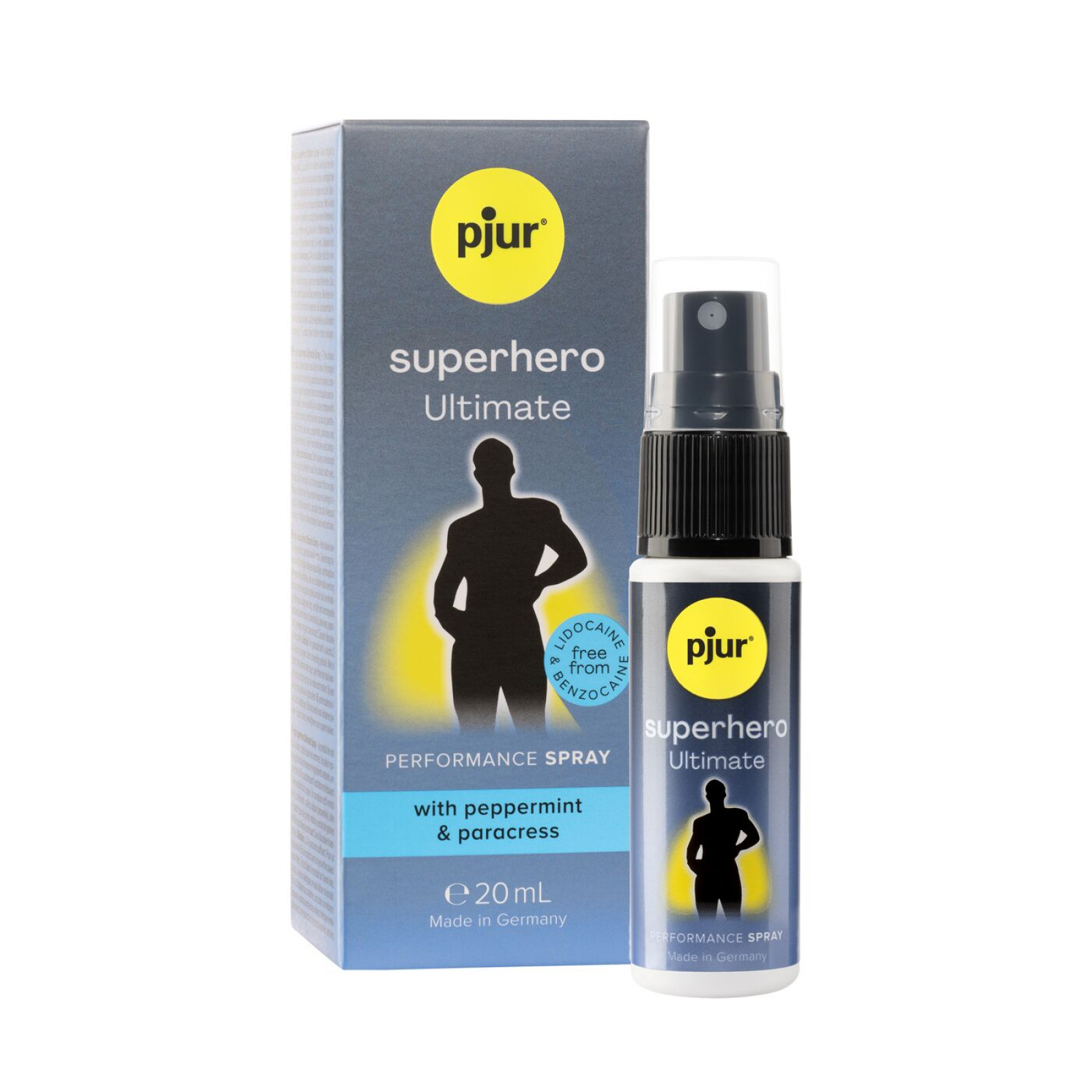 Спрей-пролонгатор pjur Superhero Ultimate Spray 20 мл, дуже потужний, природні активні компоненти