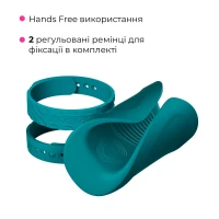 Смарт-вібромастурбатор для головки члена Lovense Gush 2, осцилювальний майданчик, ремені для фіксації — Переглянути зображення 12