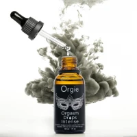 Збуджувальні краплі для клітора Orgie Orgasm Drops Intense, 30 мл, тепло-холод, смак яблука — Переглянути зображення 4