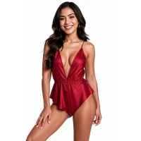 Боді Passion SENSIE BODY burgundy XL — Переглянути зображення 1