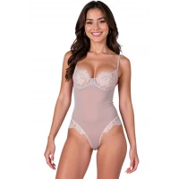 Боді Passion ZOVEL BODY light grey M — Переглянути зображення 1
