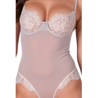 Боді Passion ZOVEL BODY light grey M — Переглянути зображення 6