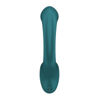Вагінально-кліторальний вібратор Satisfyer G for Goddess 2 Bottle Green, 2 мотори