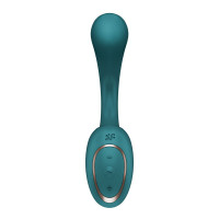Вагінально-кліторальний вібратор Satisfyer G for Goddess 2 Bottle Green, 2 мотори