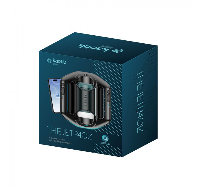 Смарт-мастурбатор Kaotik Labs The Jetpack, режим edging, дуже потужний, імітація фрикцій