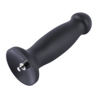 Силіконовий фалоімітатор для секс-машин Hismith 7.2&quot; Black Silicone Anal Dildo, система KlicLok — Переглянути зображення 7