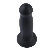 Силиконовый дилдо для секс-машин Hismith 7.2&quot; Black Silicone Anal Dildo, система KlicLok — Просмотреть изображение 2