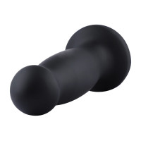 Силіконовий фалоімітатор для секс-машин Hismith 7.2&quot; Black Silicone Anal Dildo, система KlicLok — Переглянути зображення 6