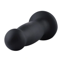 Силиконовый дилдо для секс-машин Hismith 7.2&quot; Black Silicone Anal Dildo, система KlicLok — Просмотреть изображение 6