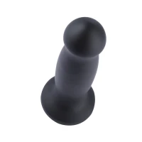 Силиконовый дилдо для секс-машин Hismith 7.2&quot; Black Silicone Anal Dildo, система KlicLok — Просмотреть изображение 3