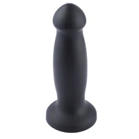 Силиконовый дилдо для секс-машин Hismith 7.2&quot; Black Silicone Anal Dildo, система KlicLok — Просмотреть изображение 4