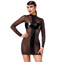 Платье Noir Handmade F369 Crossfire Mesh & Wetlook Mini dress S