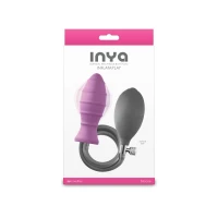 Надувна анальна пробка NS Novelties INYA - InflataPlay - Pink — Переглянути зображення 3