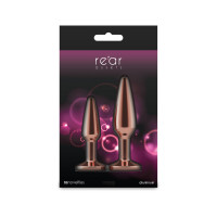 Набор анальных пробок NS Novelties Rear Assets - Tapered Trainer Kit - Rose Gold - Pink — Просмотреть изображение 4