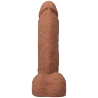 Фаллоимитатор Doc Johnson The Realistic Cock ULTRASKYN - 8 Inch with Balls Caramel — Просмотреть изображение 4