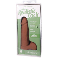 Фаллоимитатор Doc Johnson The Realistic Cock ULTRASKYN - 8 Inch with Balls Caramel — Просмотреть изображение 9