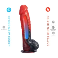 Фаллоимитатор SilexD Fantasy Liquid Silicone Devil 8in Red — Просмотреть изображение 2