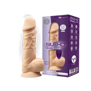 Фалоімітатор з вібрацією SilexD Norman Vibro Flesh (Model 1 size 8,5