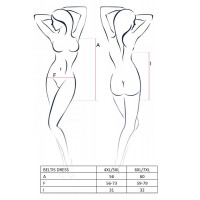 Сукня з відкритою спиною Passion BELTIS DRESS 4XL/5XL, black