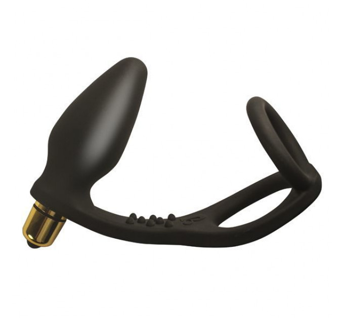 Анальна вібропробка Rocks Off RO-Zen з ерекційним кільцем