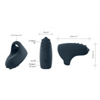 Вібратор на палець Dorcel MAGIC FINGER Black перезаряджуваний, 3 режими роботи — Просмотреть изображение 4