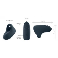 Вібратор на палець Dorcel MAGIC FINGER Black перезаряджуваний, 3 режими роботи — Переглянути зображення 6