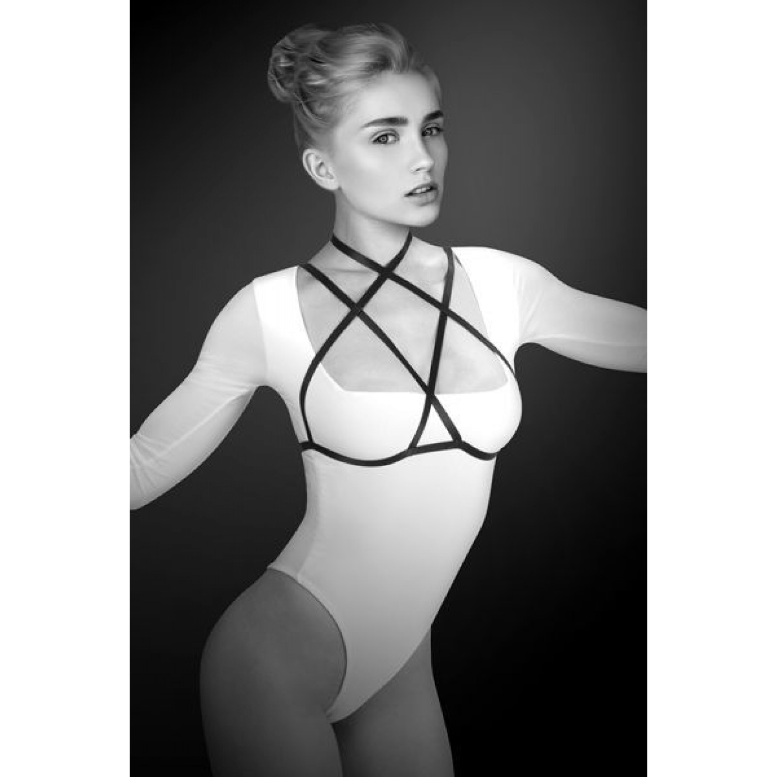 Портупея на груди Bijoux Pour Toi - LOLA, еластичний поліестер