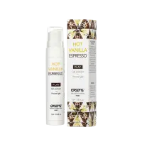 Розпродаж!!! Стимулюючий гель EXSENS Kissable Hot Vanilla Espresso 15мл (термін 11.2026) — Переглянути зображення 1