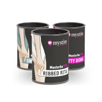Мастурбатор-яйце Mystim MasturbaTIN Ribbed Rita — Просмотреть изображение 5