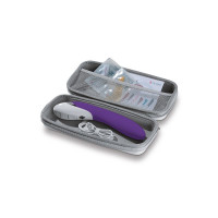 Мощный вибратор Mystim Sassy Simon Purple с двумя моторами и стимулирующим рельефом — Просмотреть изображение 11