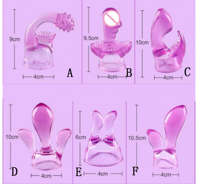 Насадка для вибромассажера Leten G SPOT HEADGEAR - 5 (40 x 92 мм)