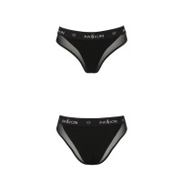 Трусики с прозрачной вставкой Passion PS002 PANTIES L, black