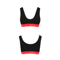 Спортивный топ на широких бретелях Passion PS003 TOP S, black