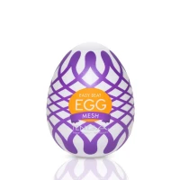 Мастурбатор-яйце Tenga Egg Mesh із сітчастим рельєфом — Переглянути зображення 1