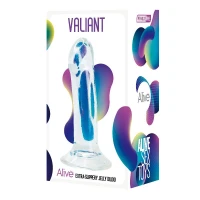 Прозорий фалоімітатор Alive Valiant Jelly Dildo — Переглянути зображення 2