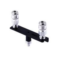 Двойной коннектор для секс-машин Hismith Quick Connector Adapter with Double Head, система KlicLok — Просмотреть изображение 7