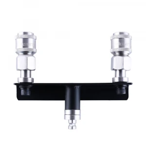 Подвійний конектор для секс-машин Hismith Quick Connector Adapter with Double Head, система KlicLok