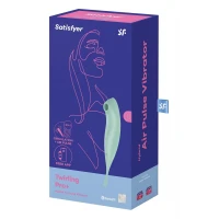 Смарт-вібратор для клітора з вакуумною стимуляцією Satisfyer Twirling Pro+ Mint — Просмотреть изображение 7