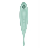Смарт-вібратор для клітора з вакуумною стимуляцією Satisfyer Twirling Pro+ Mint — Просмотреть изображение 3